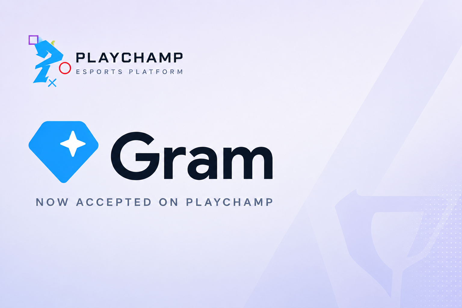 Gram is live on PlayChamp: deposit, compete, withdraw